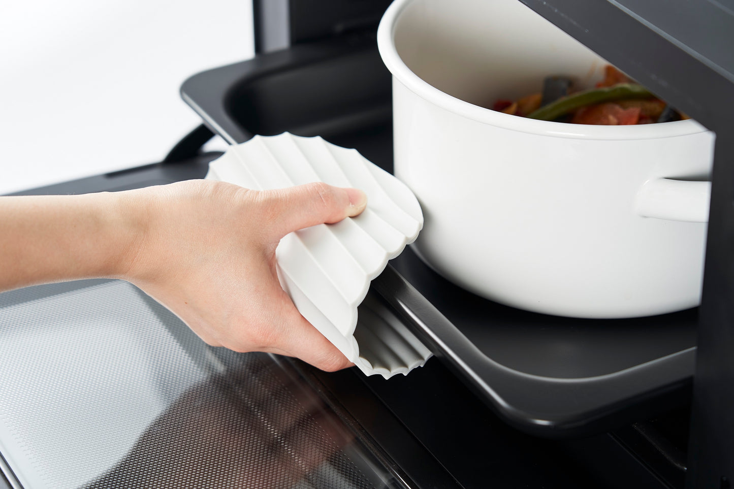 ヨシカワ/鍋敷き ミトン シリコン製 Nami ナミ EAトCO イイトコ