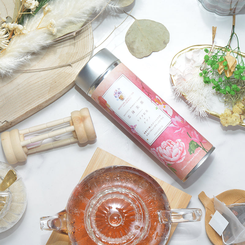 芯身美茶 楊貴妃が愛したライチとナツメTEA【ライチ紅茶×ナツメ】 缶(10包)