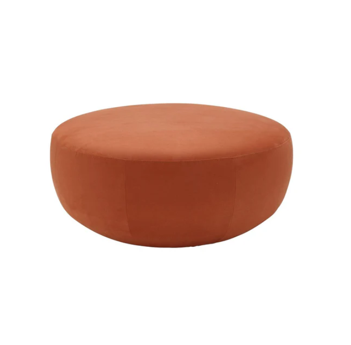 リーンロゼブラドラウンドオットマン