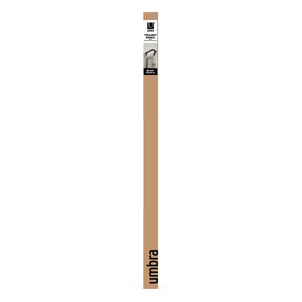 　Umbra(アンブラ)/トワイライト カーテンロッド 167-365cmブラック ニッケル