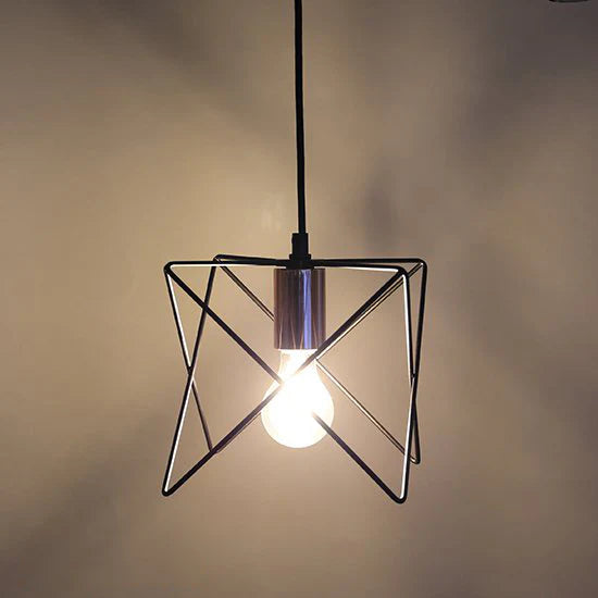 オリンピア 照明 黒いワイヤーがおしゃれな1灯LEDペンダントライト　引掛シーリング
