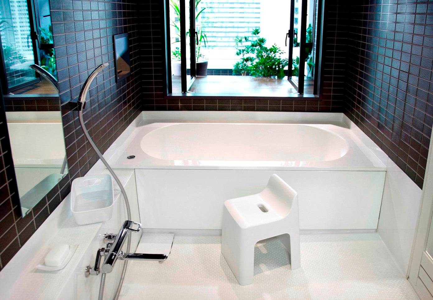 岩谷マテリアル/風呂椅子 RETTO レットー ハイチェア 座面高さ 31cm 日本製