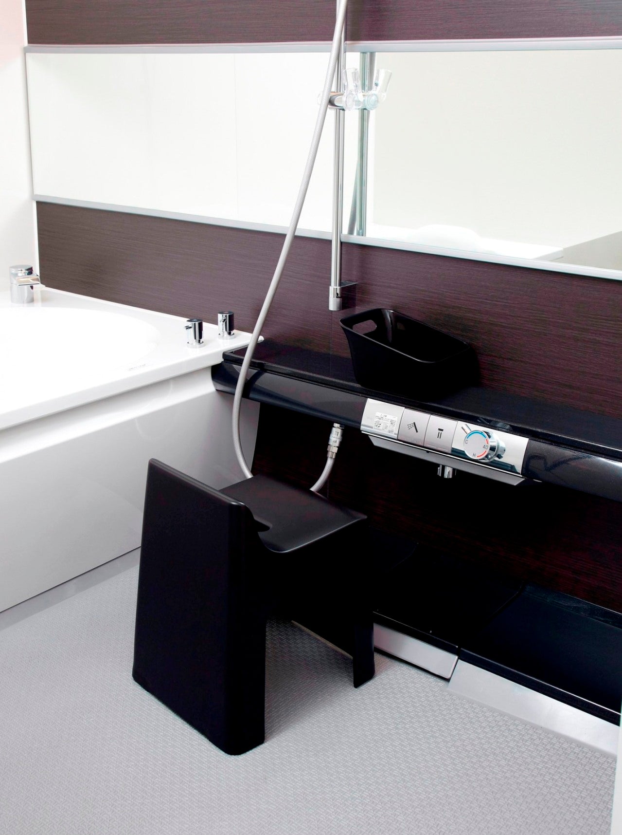 岩谷マテリアル/洗面器 RETTO レットー 湯手おけ スクエア型 日本製