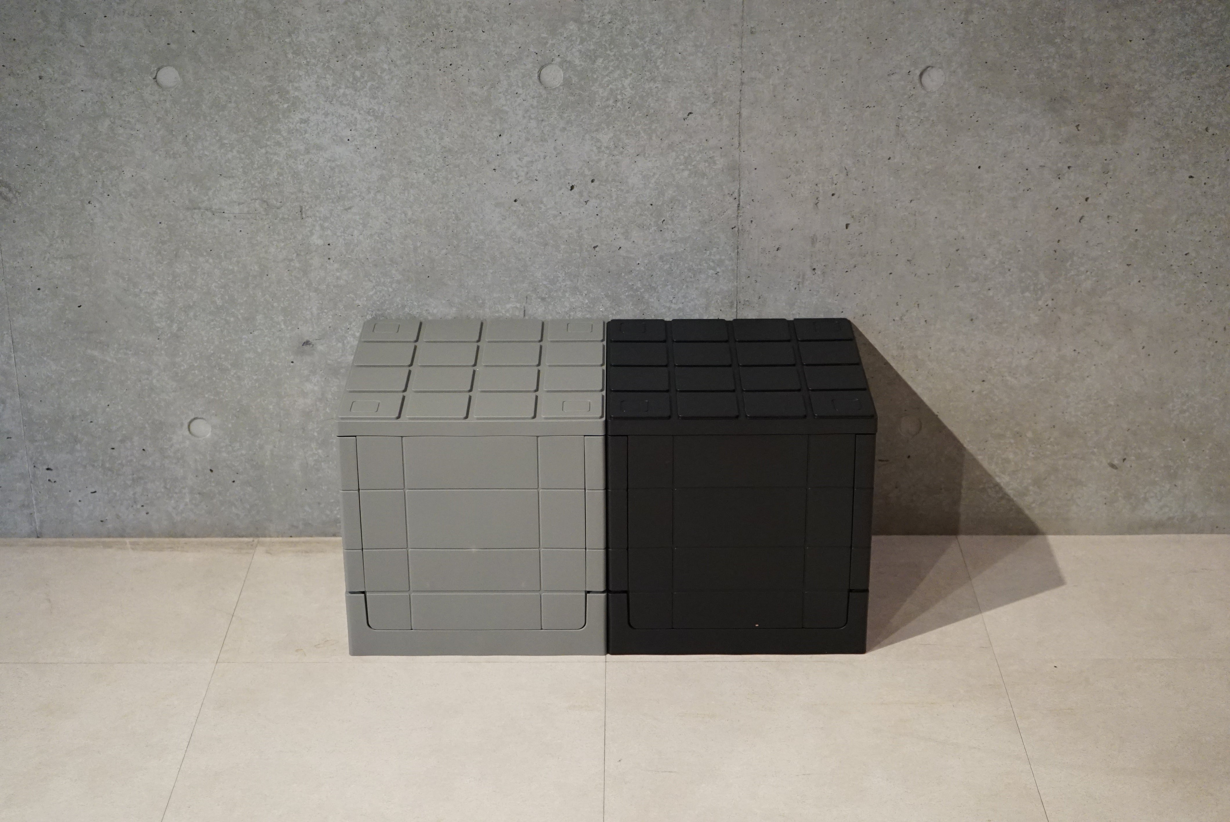 岩谷マテリアル/収納ボックス 幅30×奥行30×高さ30cm グリッド