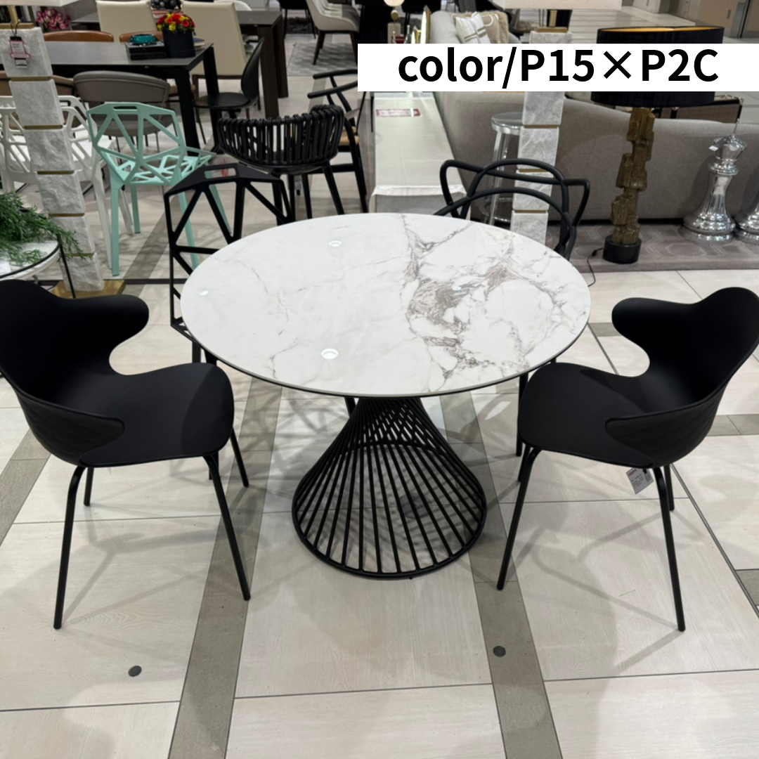 【プラスカーサ限定】calligaris カリガリス ダイニングテーブル VORTEX ヴォルテックス CS4108-RD100