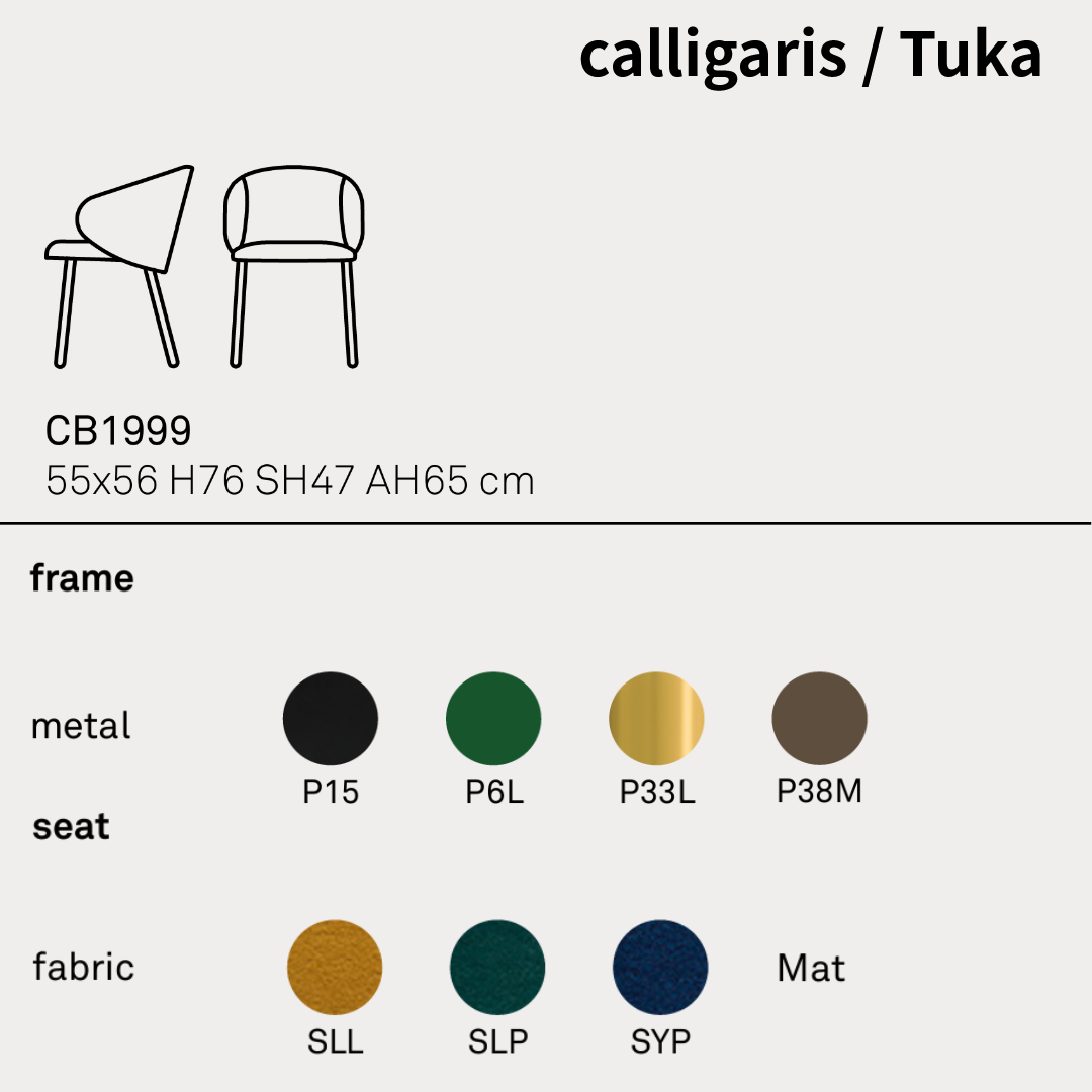 【36回分割金利無料/正規代理店】calligaris カリガリス TUKA METAL 2脚セット トゥカ CB1999