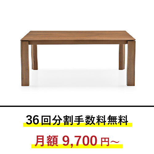 【36回分割金利無料/正規代理店】calligaris カリガリス ダイニングテーブル OMNIA WOOD オムニア CS4058R160