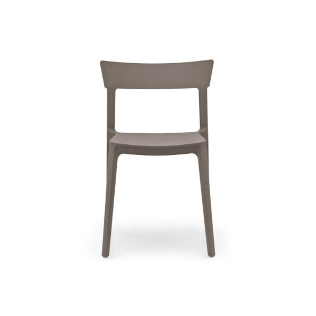 【2脚セット】　 calligaris　 SKINスキン グレー 36回分割金利無料/正規代理店】calligaris カリガリス SKIN スキン 4脚
